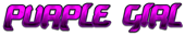 PURPLE GIRL Logo Style