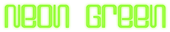 Neon Green Logo Style