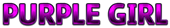 PURPLE GIRL Logo Style