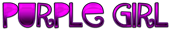 PURPLE GIRL Logo Style