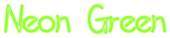 Neon Green Logo Style