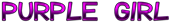 PURPLE GIRL Logo Style