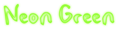 Neon Green Logo Style