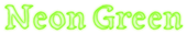 Neon Green Logo Style