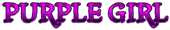 PURPLE GIRL Logo Style