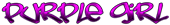 PURPLE GIRL Logo Style