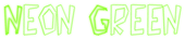 Neon Green Logo Style