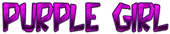 PURPLE GIRL Logo Style