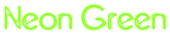 Neon Green Logo Style