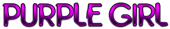 PURPLE GIRL Logo Style