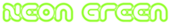 Neon Green Logo Style