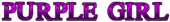 PURPLE GIRL Logo Style