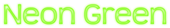 Neon Green Logo Style