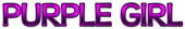 PURPLE GIRL Logo Style