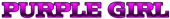 PURPLE GIRL Logo Style