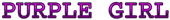 PURPLE GIRL Logo Style