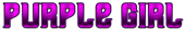 PURPLE GIRL Logo Style