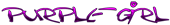 PURPLE GIRL Logo Style