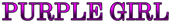 PURPLE GIRL Logo Style