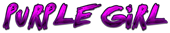 PURPLE GIRL Logo Style