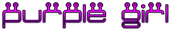 PURPLE GIRL Logo Style