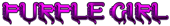 PURPLE GIRL Logo Style