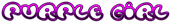 PURPLE GIRL Logo Style