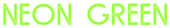 Neon Green Logo Style