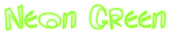 Neon Green Logo Style