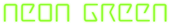 Neon Green Logo Style