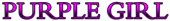 PURPLE GIRL Logo Style