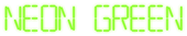 Neon Green Logo Style