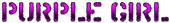 PURPLE GIRL Logo Style