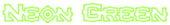 Neon Green Logo Style