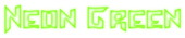 Neon Green Logo Style