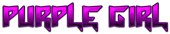 PURPLE GIRL Logo Style