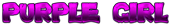 PURPLE GIRL Logo Style