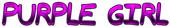 PURPLE GIRL Logo Style