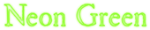 Neon Green Logo Style