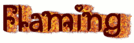 Flaming Logo Style