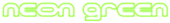 Neon Green Logo Style