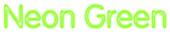 Neon Green Logo Style