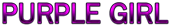 PURPLE GIRL Logo Style