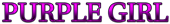 PURPLE GIRL Logo Style