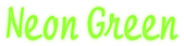 Neon Green Logo Style