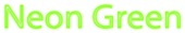 Neon Green Logo Style