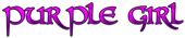 PURPLE GIRL Logo Style