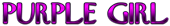 PURPLE GIRL Logo Style