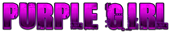 PURPLE GIRL Logo Style