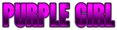 PURPLE GIRL Logo Style